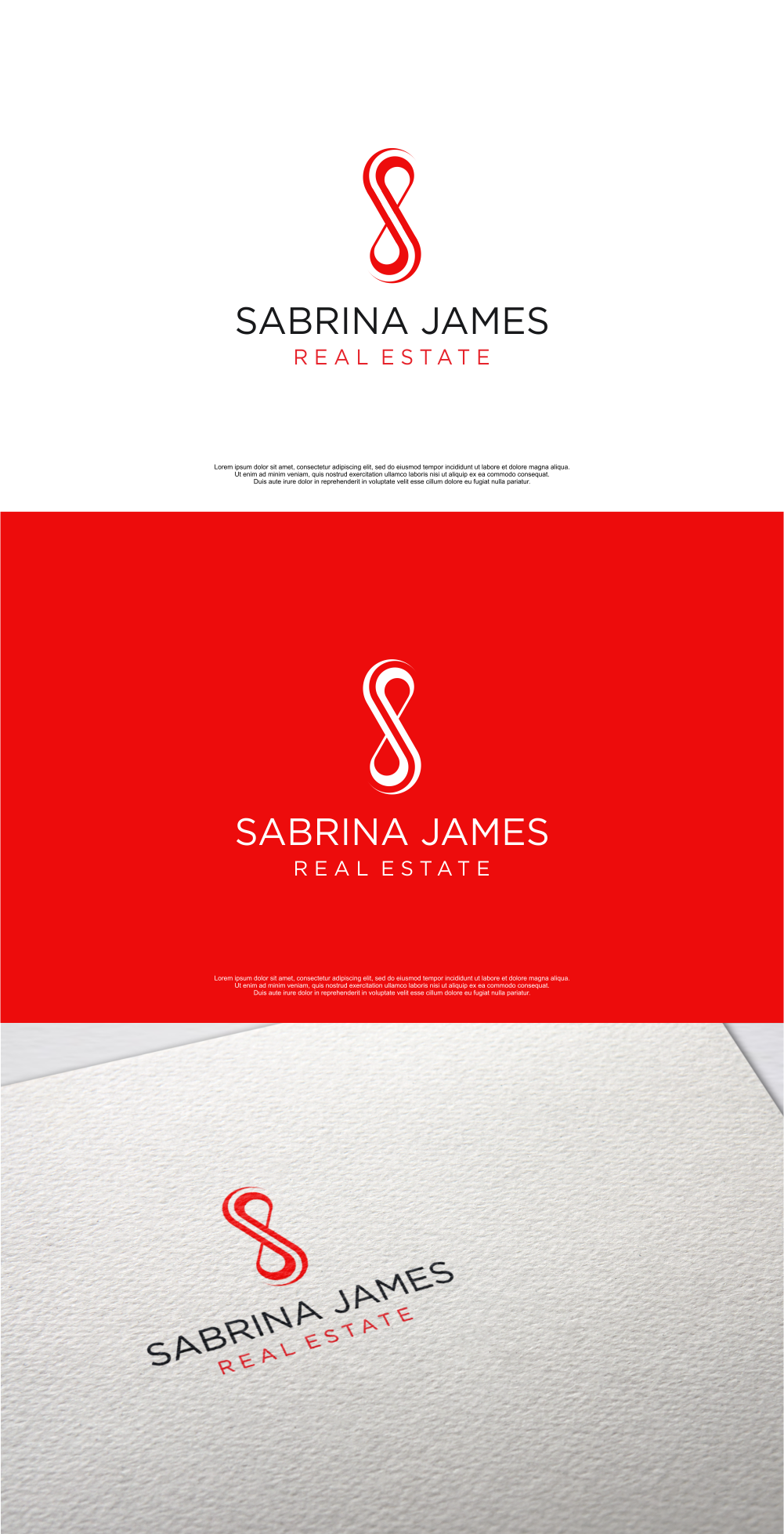 Logo Design by MASH Std for Sabrina James Real Estate | Design #27439173