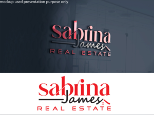 Logo Design by A S design @ for Sabrina James Real Estate | Design: #27443612