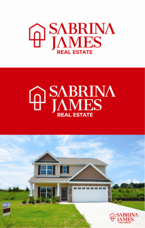 Logo Design by Brandão for Sabrina James Real Estate | Design: #27437838