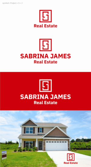 Logo Design by Brandão for Sabrina James Real Estate | Design: #27437885