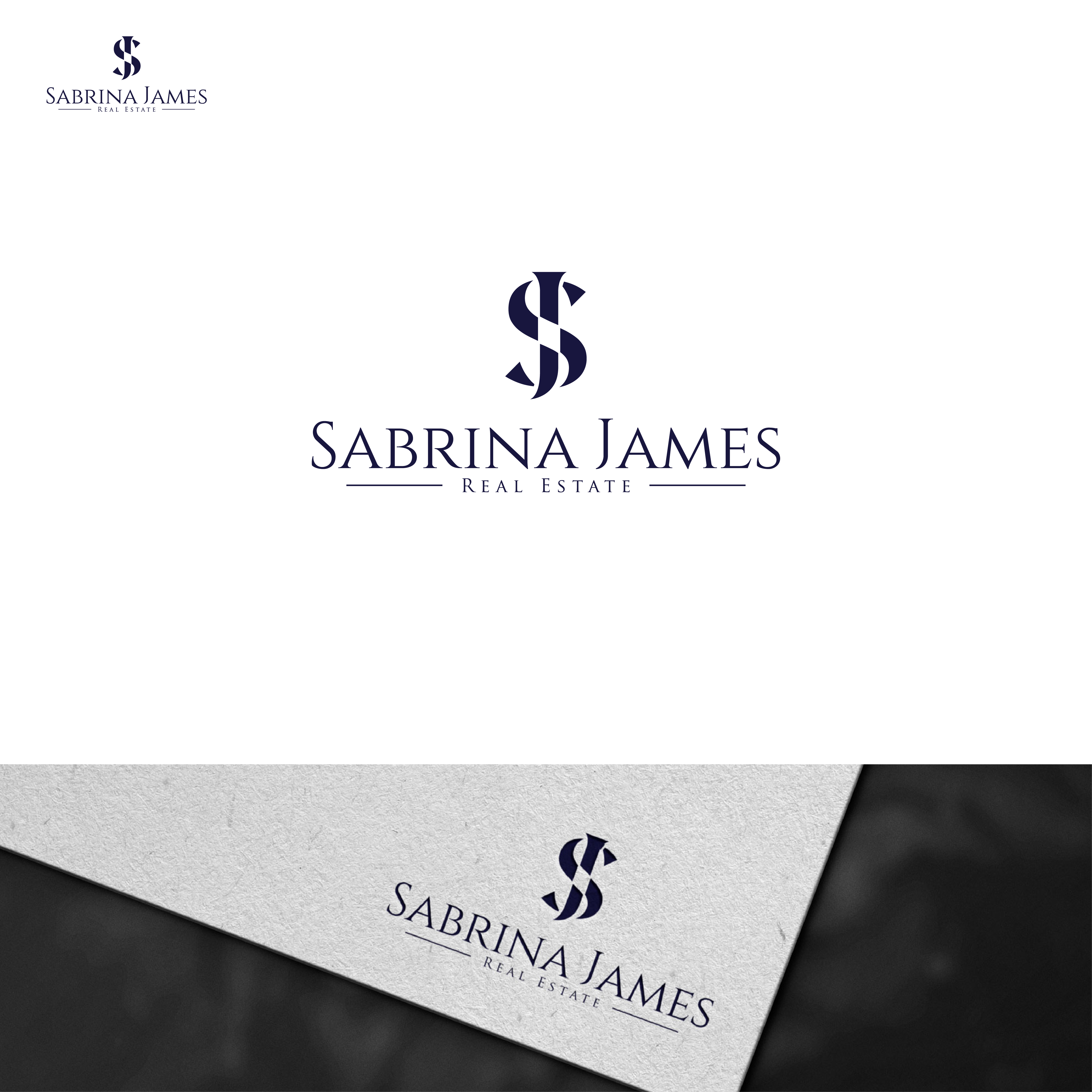 Logo Design by CrewType for Sabrina James Real Estate | Design #27471843