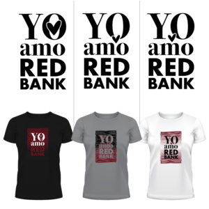 T-shirt Design by Wanda.G for i love red bank | Design: #27452600