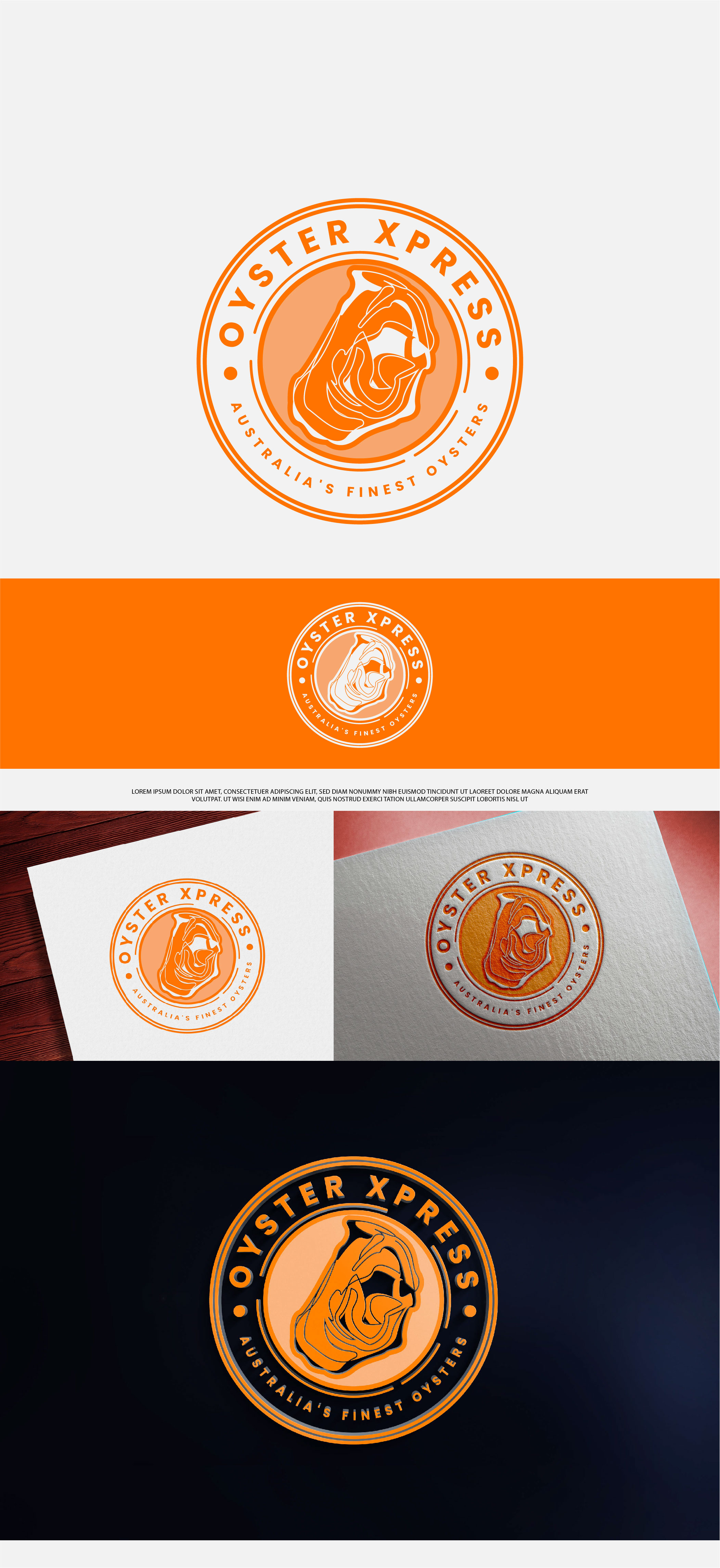 Logo-Design von Fezy Design Studio für Oyster Farm Tours | Design #27439198