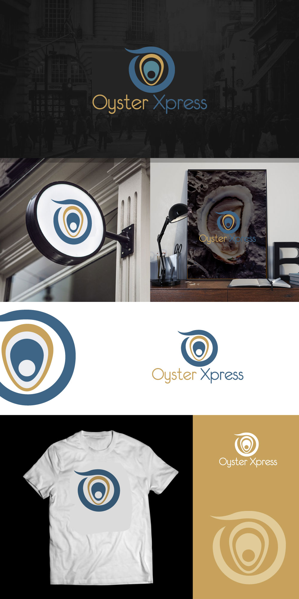 Logo-Design von Classy Custom für Oyster Farm Tours | Design: #27458803