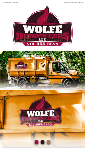 Logo Design by Designer Hamza for Wolfe Builders | Design: #27516122