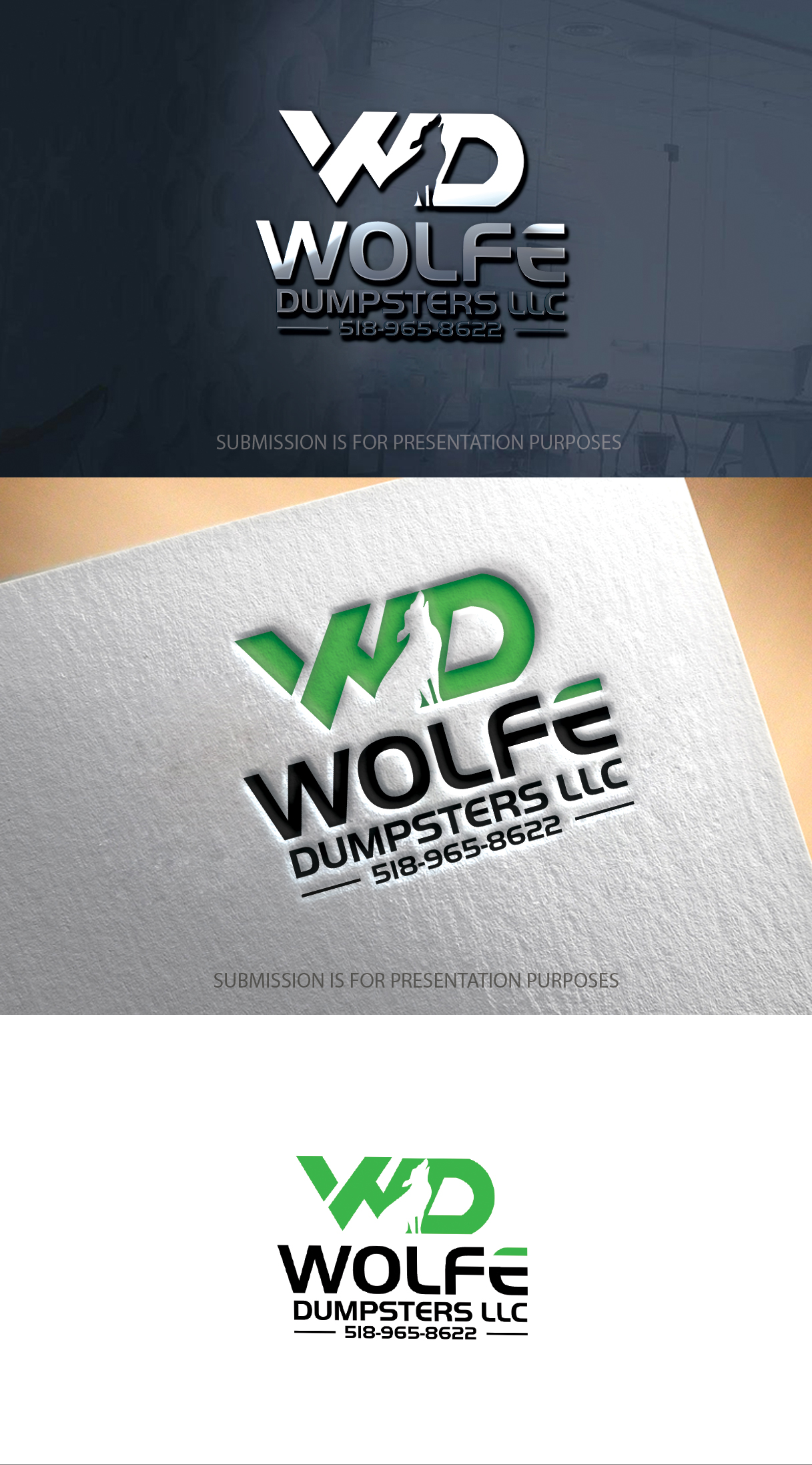Logo Design by graphicevolution for Wolfe Builders | Design #27440120