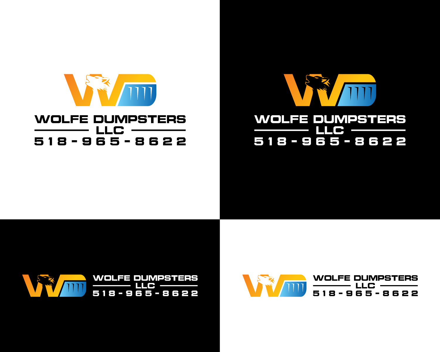 Logo Design by Md Shehidul Islam Rimon for Wolfe Builders | Design #27440462