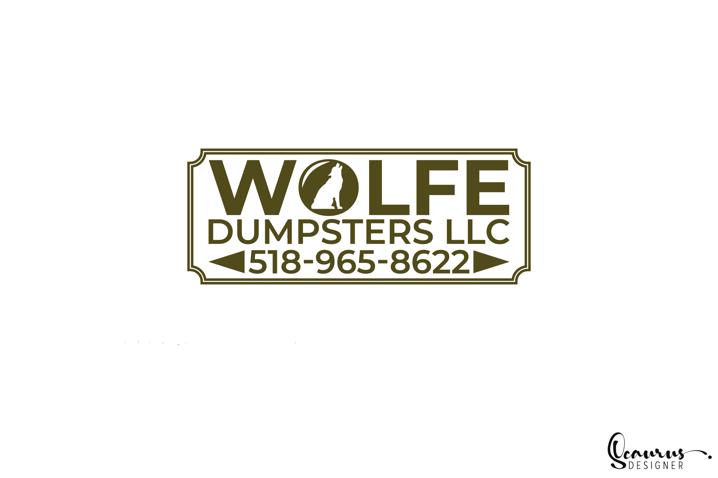 Logo Design by InkThink by Scaurus for Wolfe Builders | Design #27441100