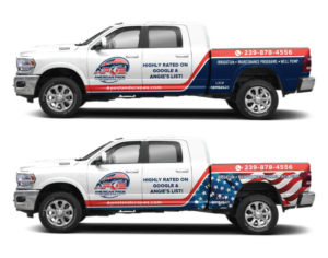 American Pride Outdoor SVCS LLC | Car Wrap Design by White Diary