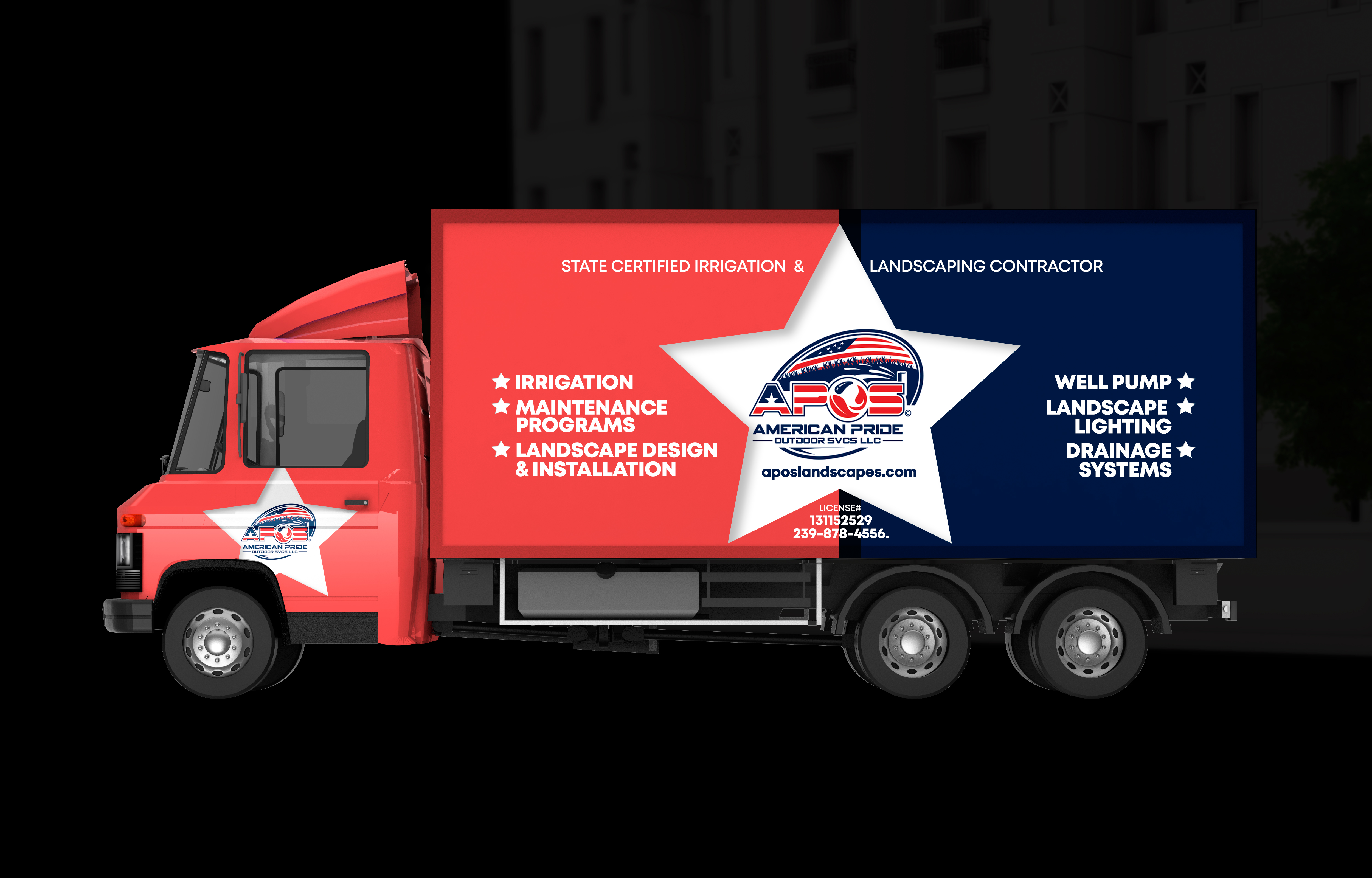 Design de Covering de Véhicule par Kreative Keera pour American Pride Outdoor SVCS LLC | Design #27446492