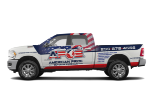 Car Wrap Design by Priyo Subarkah for American Pride Outdoor SVCS LLC | Design: #27447353