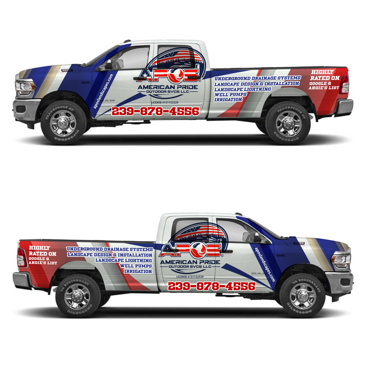 Design de Covering de Véhicule par elveneclipse pour American Pride Outdoor SVCS LLC | Design #27450338