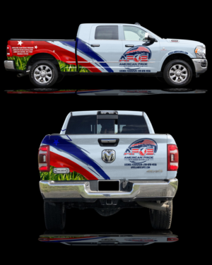 Car Wrap Design by RubelRir for American Pride Outdoor SVCS LLC | Design: #27452232