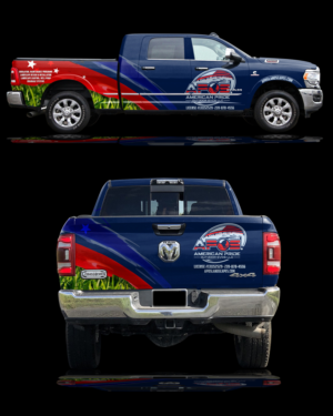 Car Wrap Design by RubelRir for American Pride Outdoor SVCS LLC | Design: #27452233