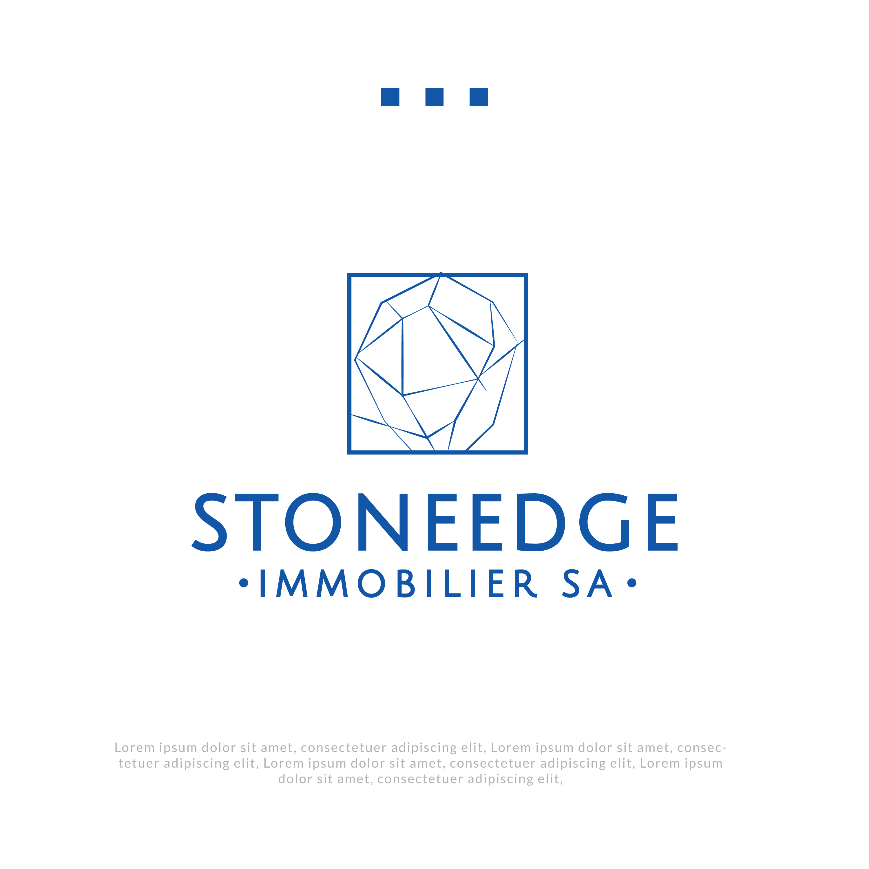 Logo Design by Sadia Shaky for StoneEdge Immobilier SA  | Design #27444776