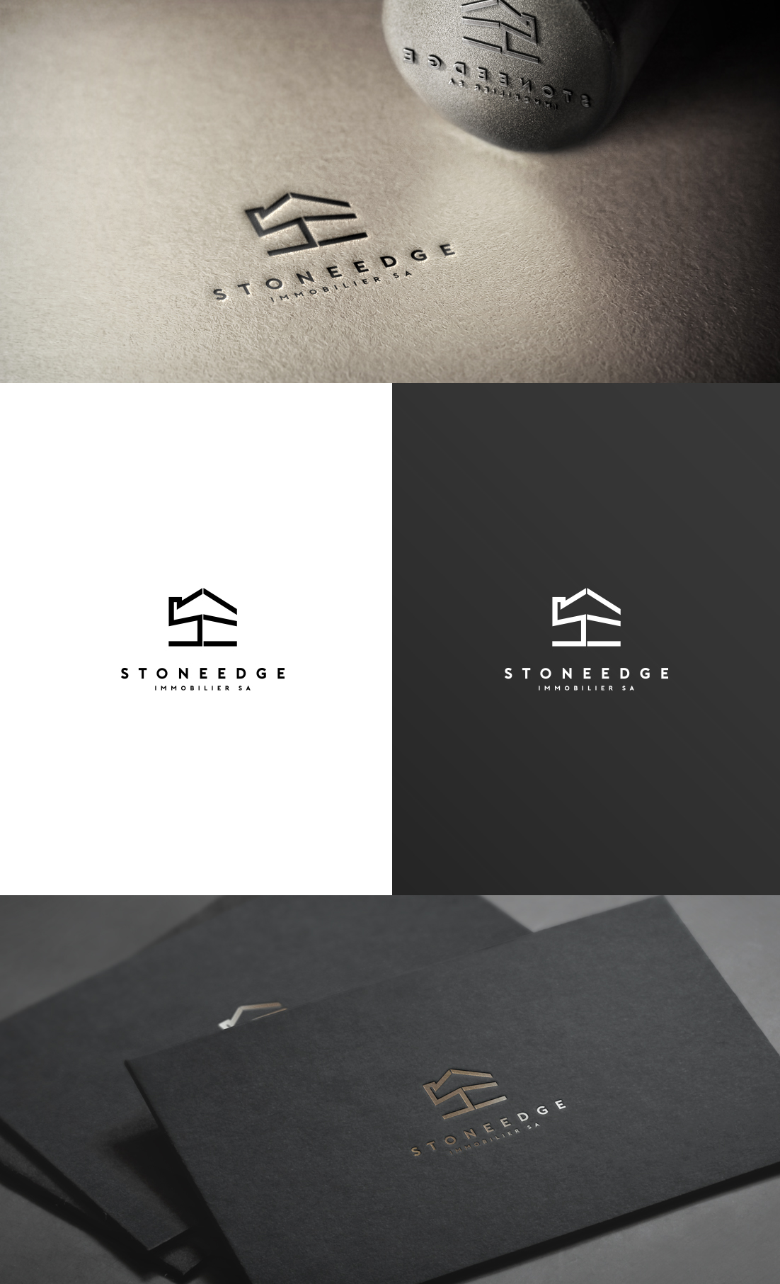 Logo Design by GLDesigns for StoneEdge Immobilier SA  | Design #27449933