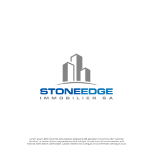 Logo Design by Blvck for StoneEdge Immobilier SA  | Design: #27446622