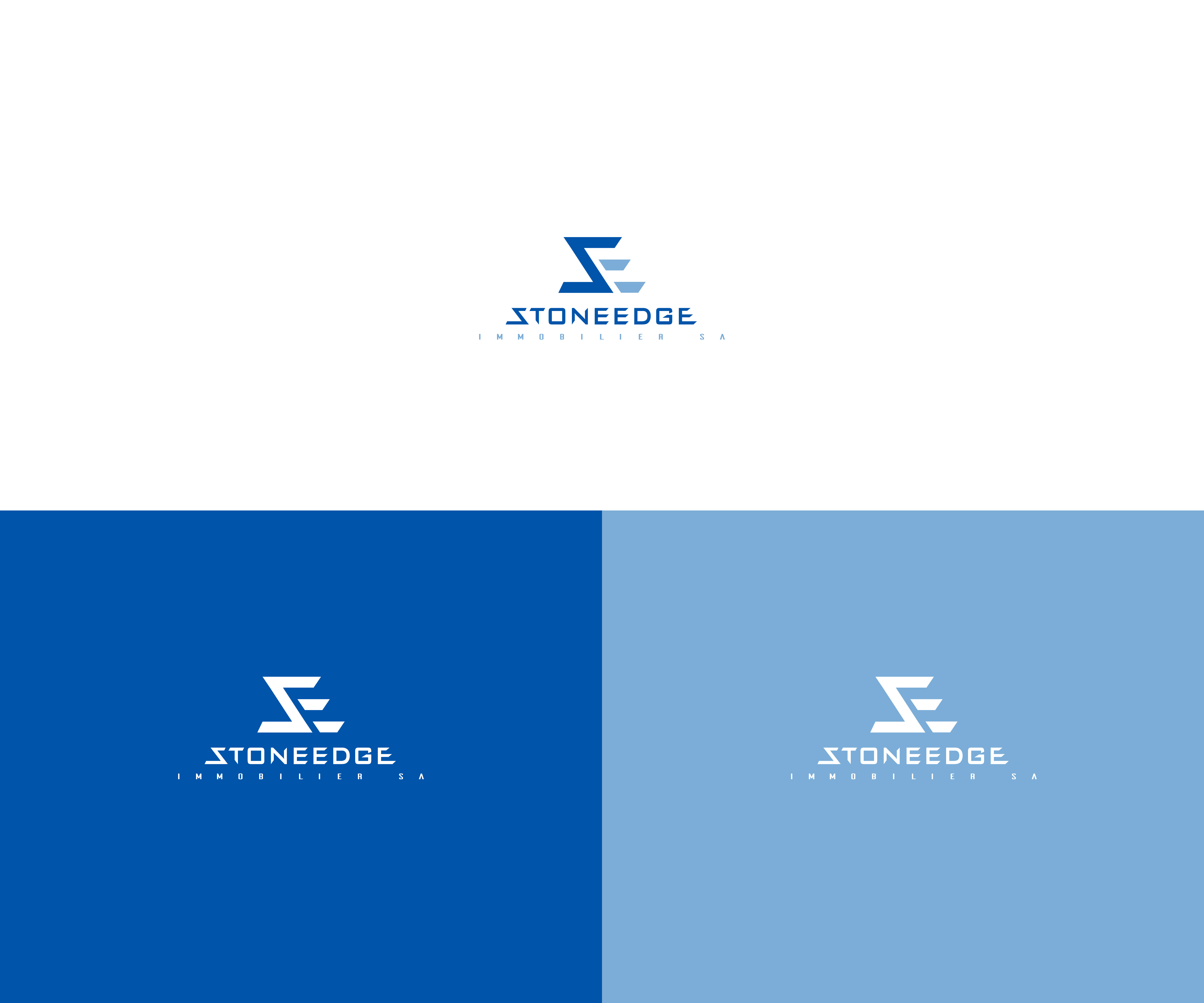 Logo Design by Nahom Shiferaw for StoneEdge Immobilier SA  | Design #27442576