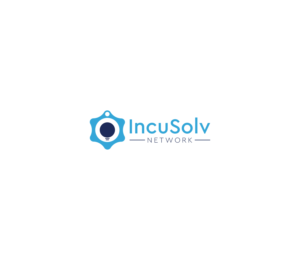 company is IncuSolv Network, tag line is innovating solutions to solve problems.  text should probably just say IncuSolv Network | Logo Design by JohnM.