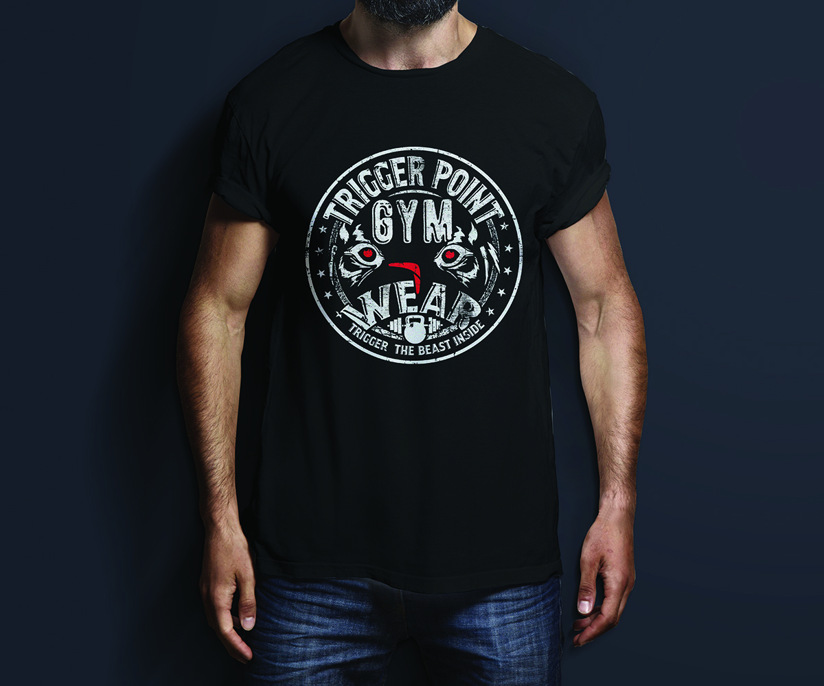 T-shirt Design by Milton Bhowmik for Trigger point apparel  | Design #27446690