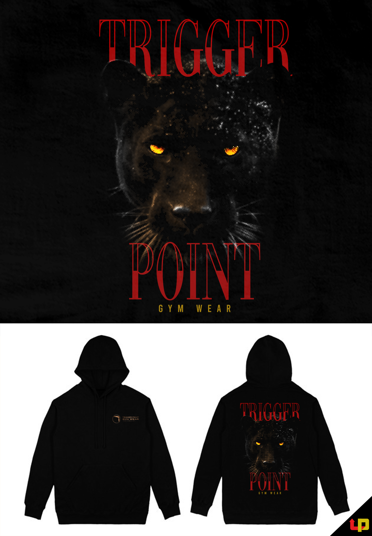 T-shirt Design by Uprinteez for Trigger point apparel  | Design #27448966