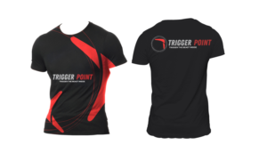 Trigger point gym wear we are a new gym wear company trying to stand out from the crowd | T-Shirt-Design von Bear Studio
