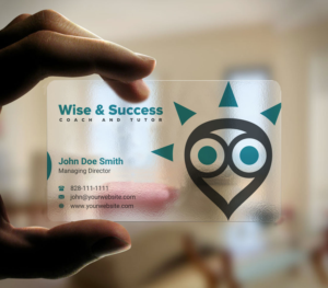 Coaching and Tutoring that removes all obstacles and leads to success and happiness | Diseño de Tarjeta de Presentación por INDIAN_Ashok