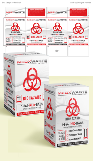 Medical Waste Box Redesign | Diseño de Empaque por Designer Hamza