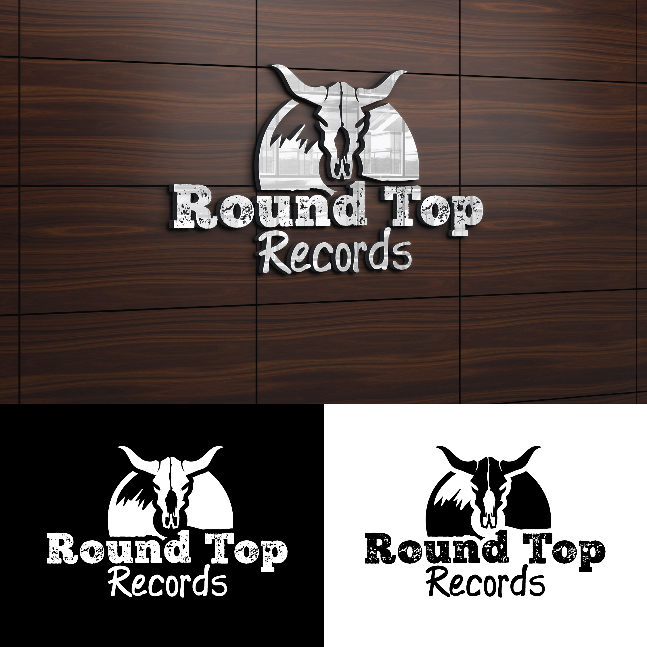 Logo Design by StromDesignHub for Round Top Vinyl  | Design #27454333