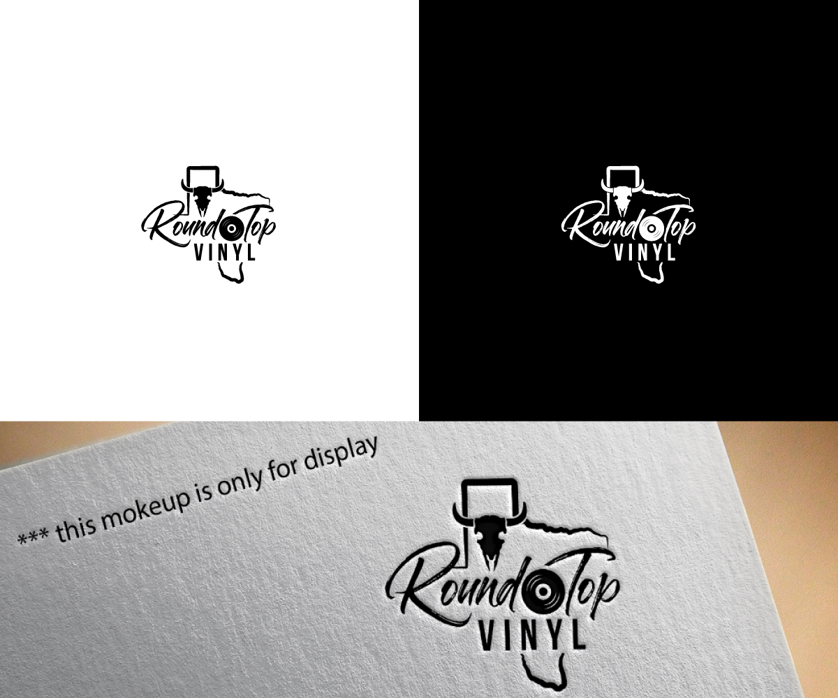 Logo Design by jonkonrad for Round Top Vinyl  | Design #27492346