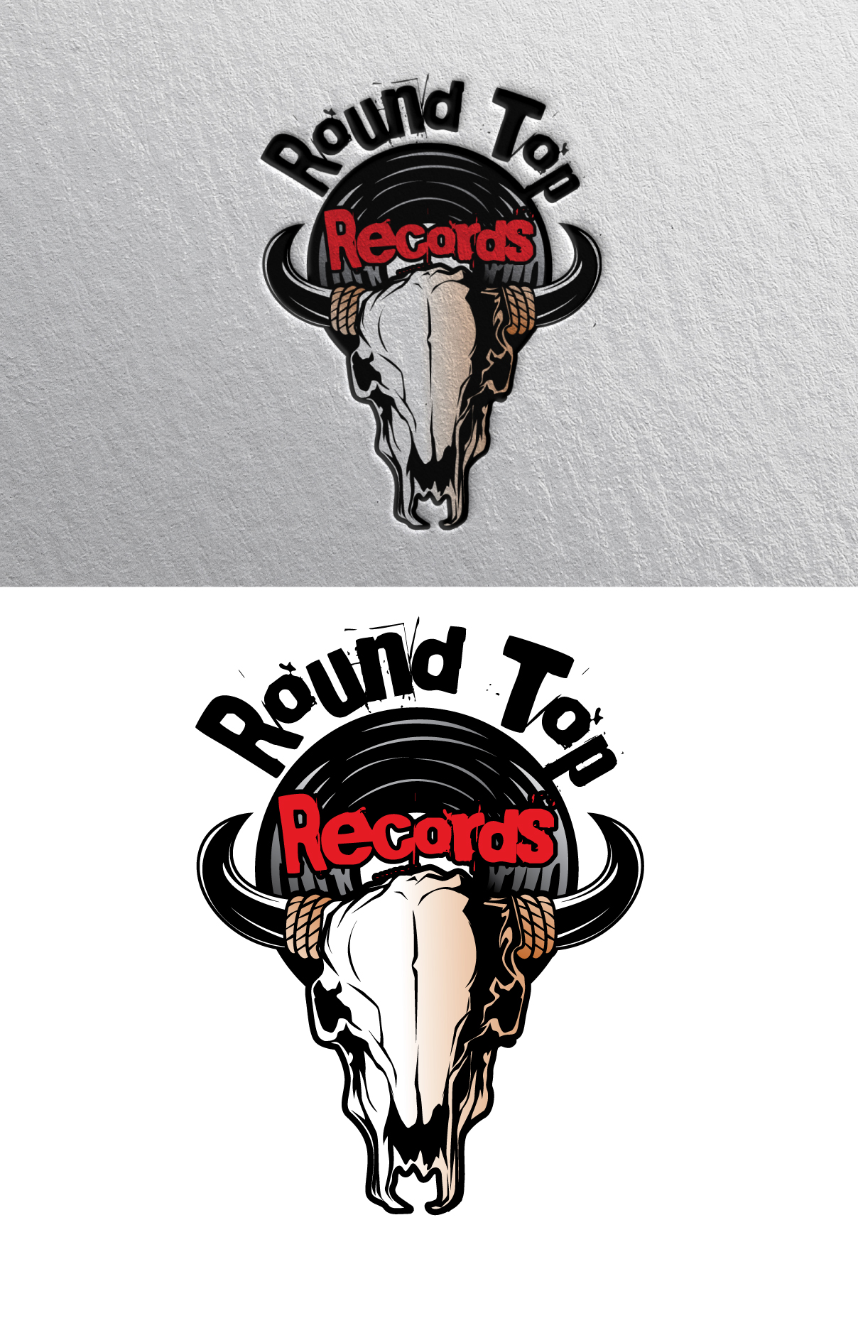 Logo Design by blue eye for Round Top Vinyl  | Design #27451907