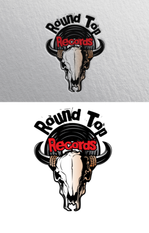 Round Top Records | Logo Design by blue eye
