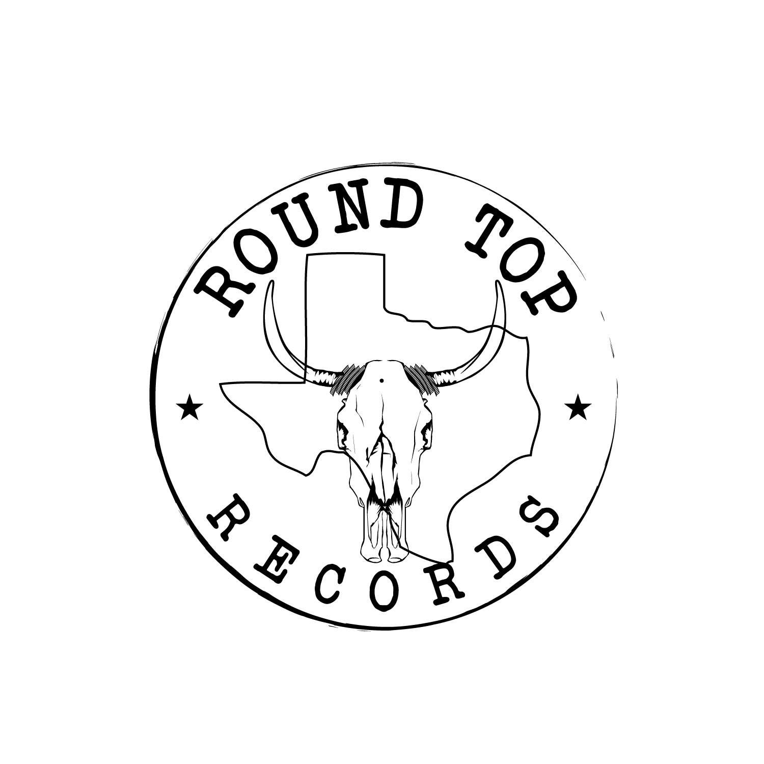 Logo Design by geni for Round Top Vinyl  | Design #27451608