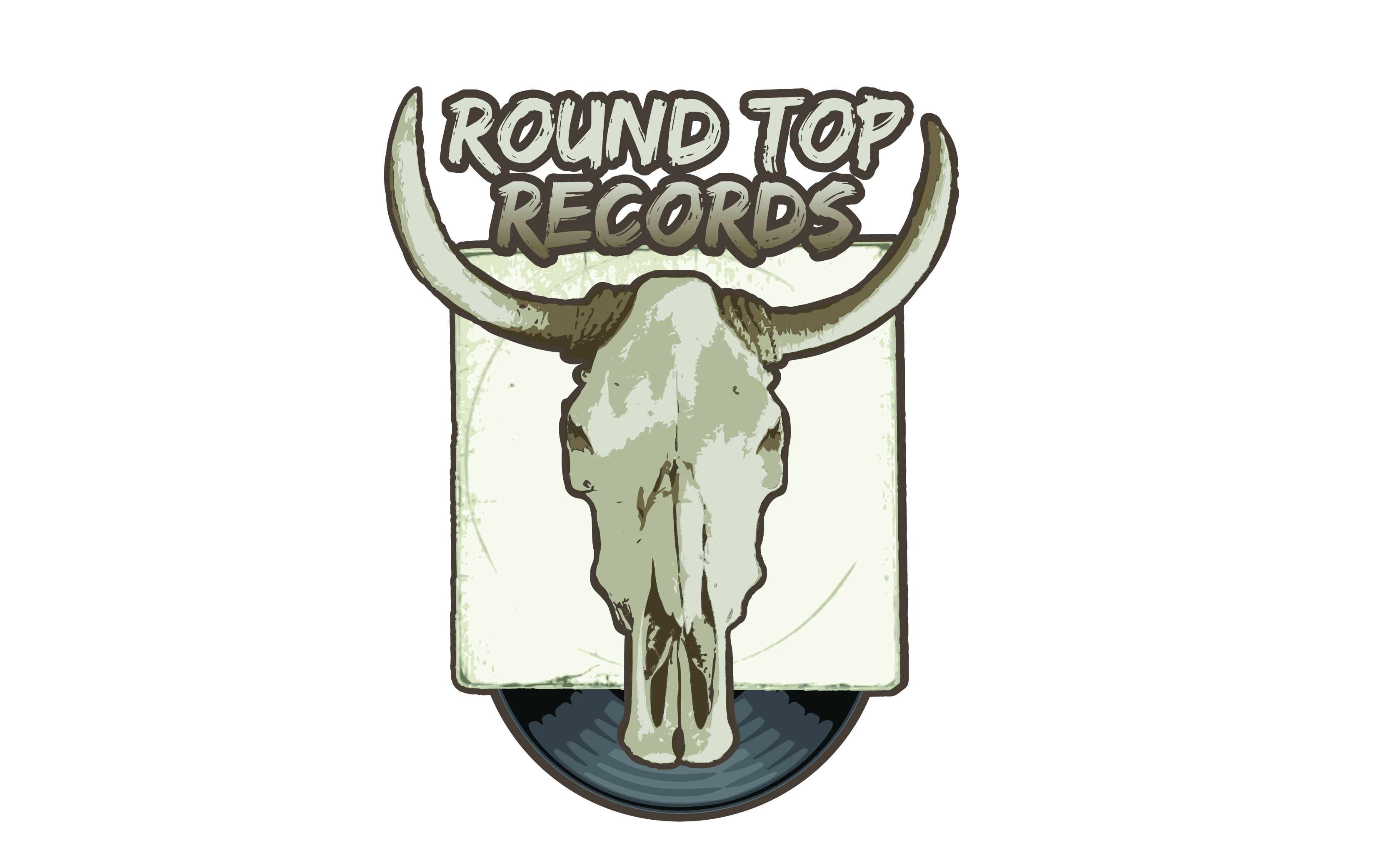 Logo Design by SeeYouOnline for Round Top Vinyl  | Design #27451161