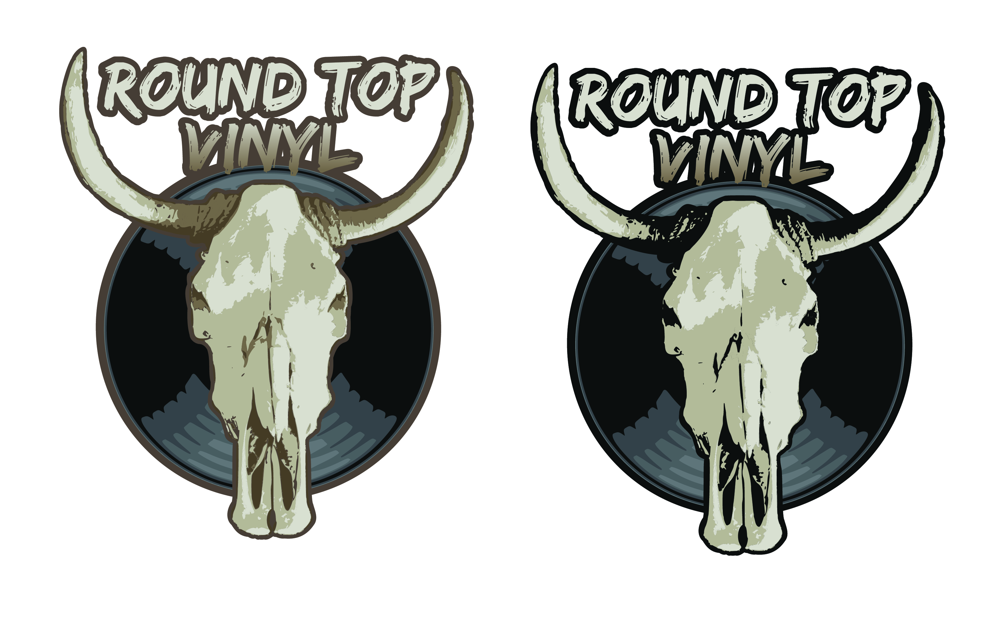 Logo Design by SeeYouOnline for Round Top Vinyl  | Design #27455496