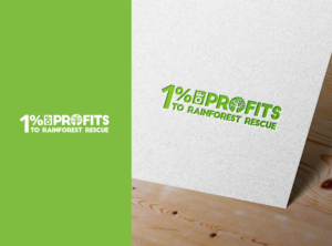 1% of PROFITS to RAINFOREST RESCUE | Logo Design by nikkiblue