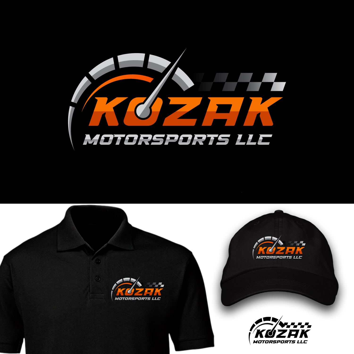 Diseño de Logo por Rueell Artss para Kozak Motorsports | Diseño #27466343