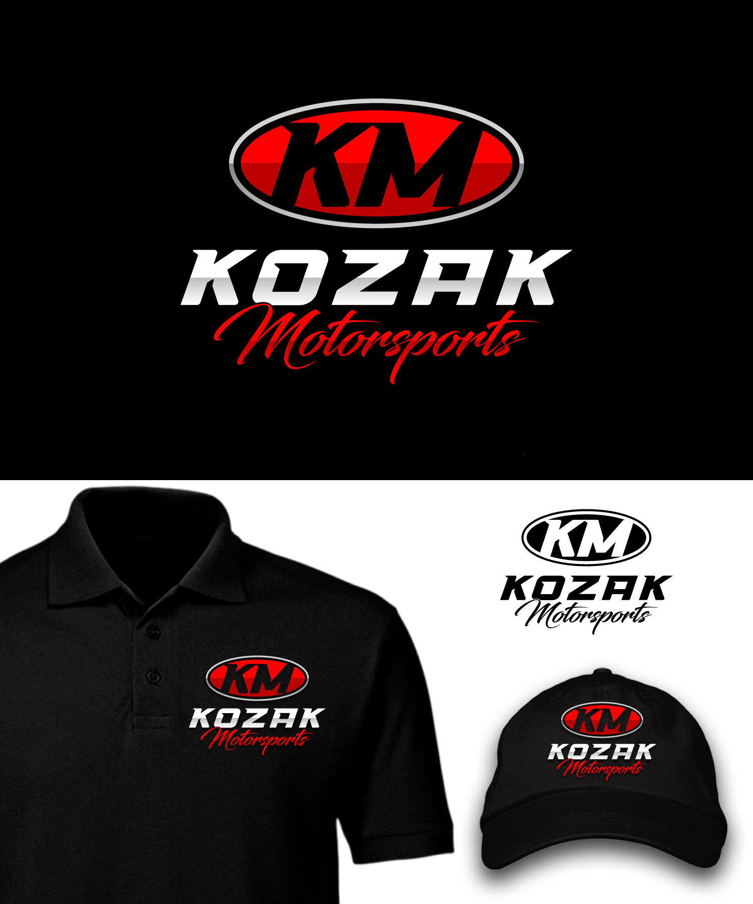 Logo Design by Rueell Artss for Kozak Motorsports | Design #27475782