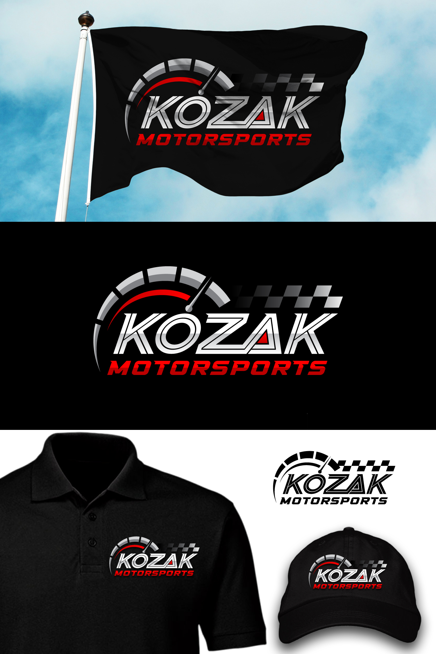 Logo Design by Rueell Artss for Kozak Motorsports | Design #27506636