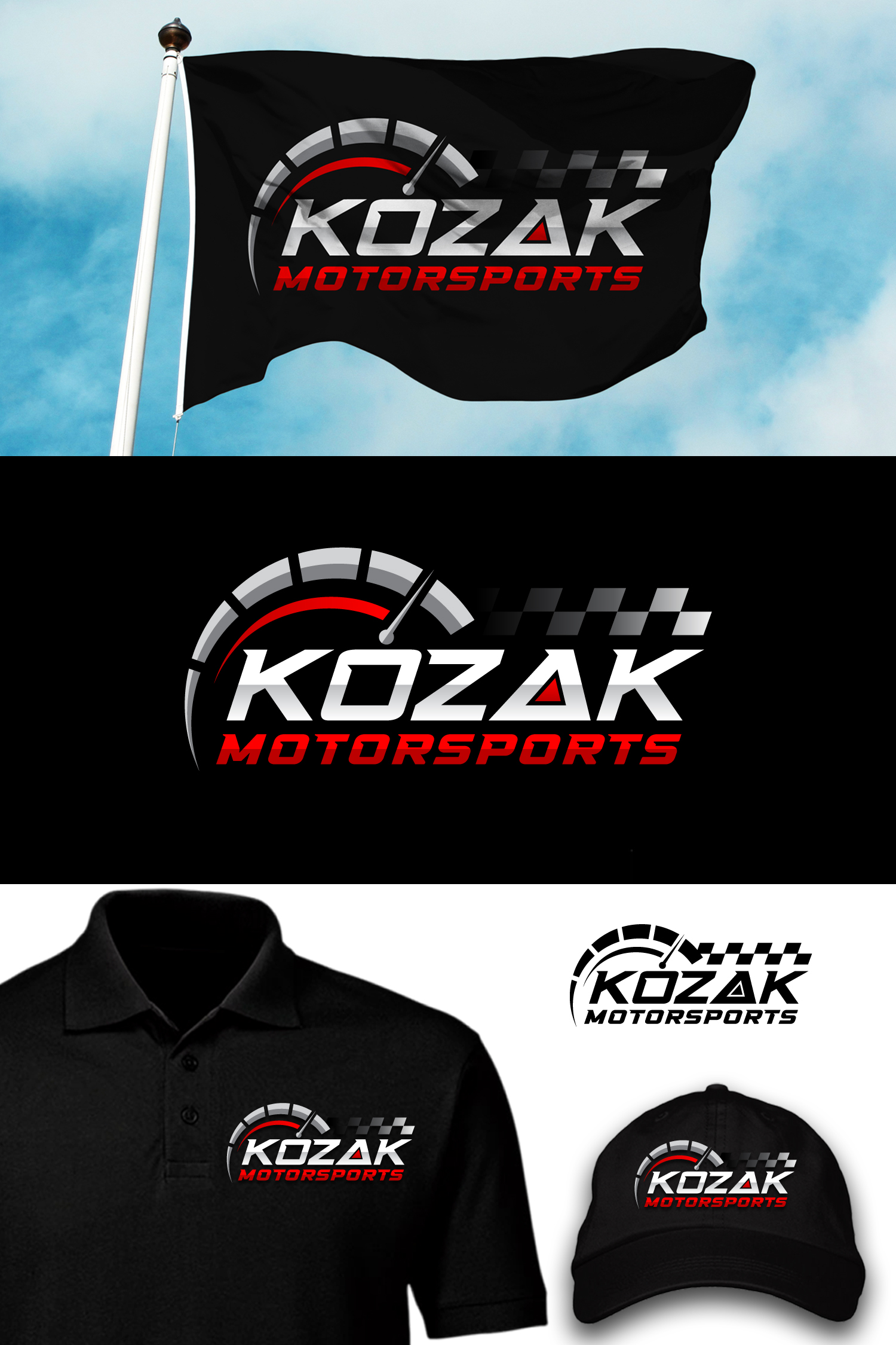 Diseño de Logo por Rueell Artss para Kozak Motorsports | Diseño #27506637