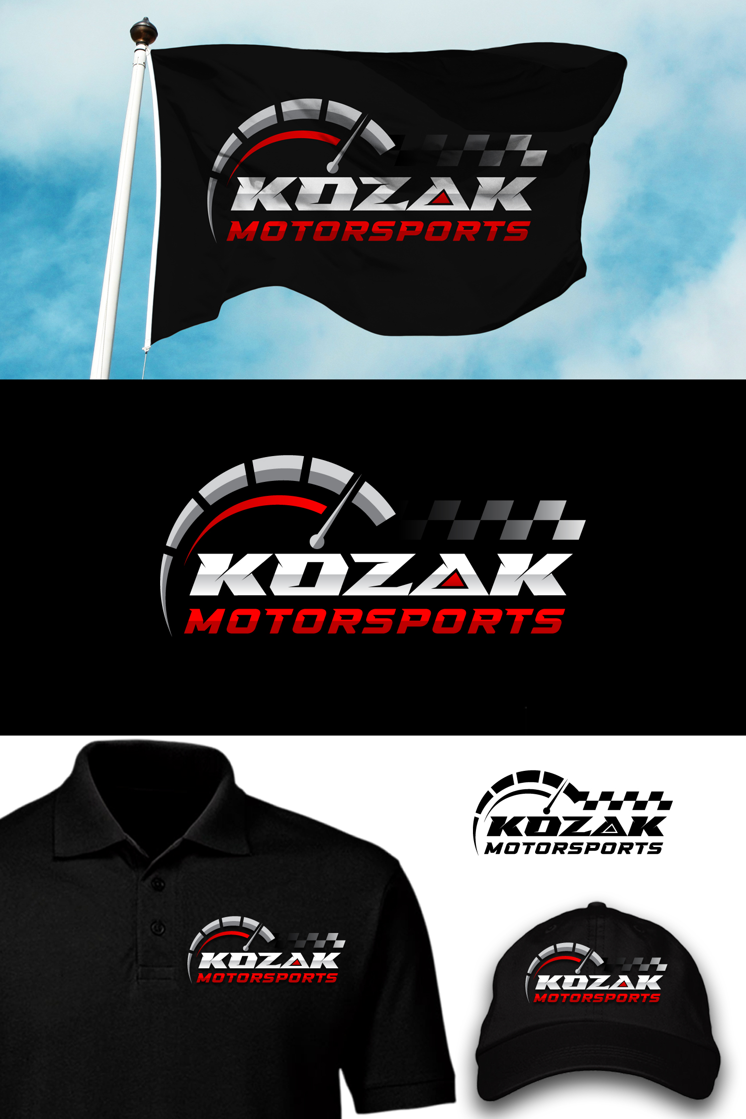 Logo Design by Rueell Artss for Kozak Motorsports | Design #27508403