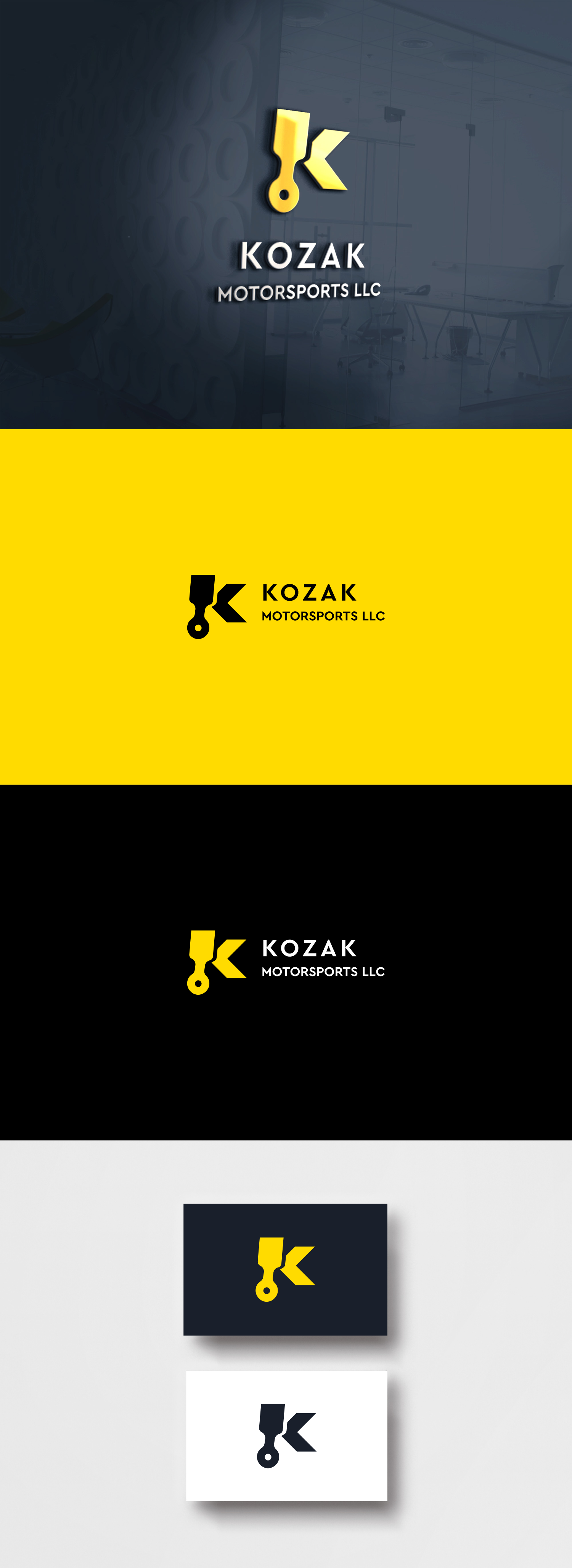 Logo Design by Omee for Kozak Motorsports | Design #27460682