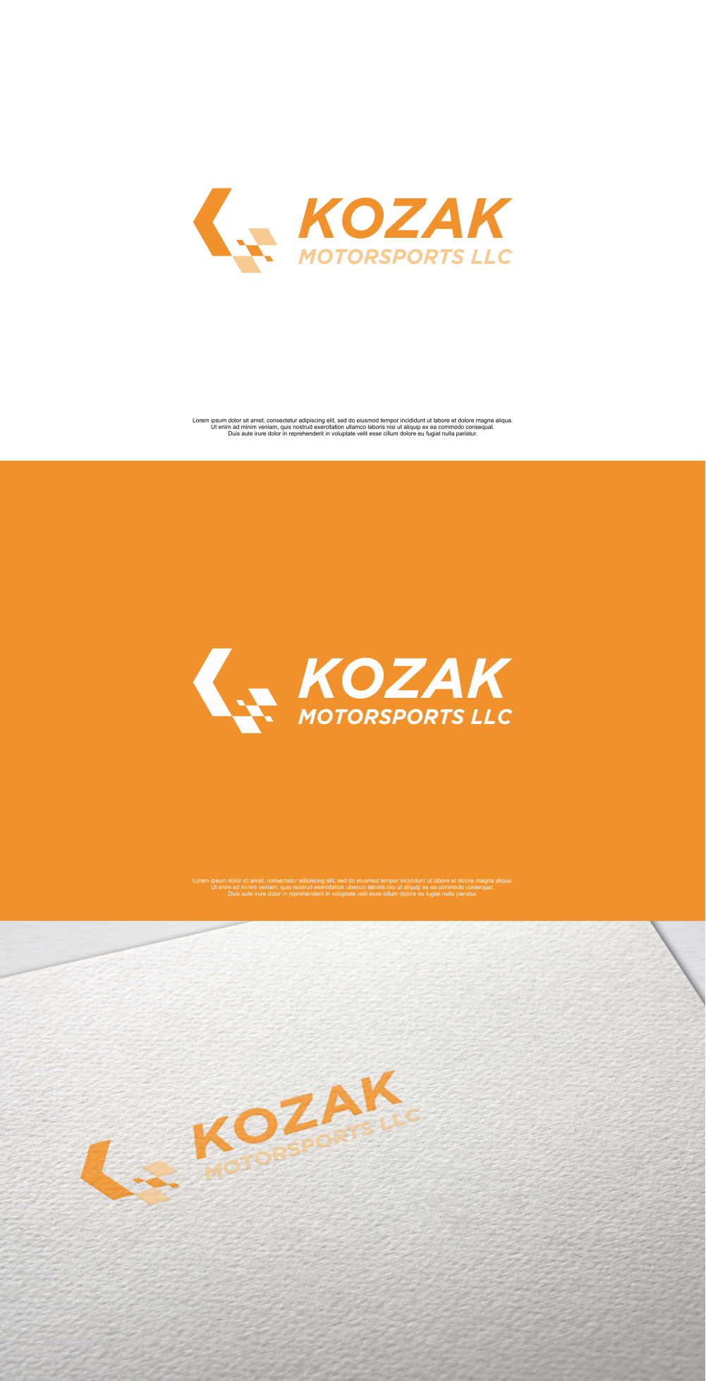 Diseño de Logo por MASH Std para Kozak Motorsports | Diseño #27451277