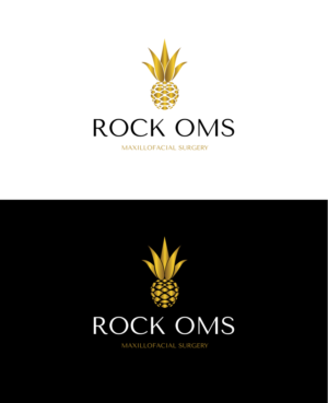 ROCK OMS with an INNOVATIVE Pineapple design incorporated into the logo and my practice name Rockwood Oral and Maxillofacial Surgery under the logo.  I would like the pineapple to either be placed to the right of ROCK OMS, above it, faded into the background behind it or inbetween the words ROCK and OMS.  I have attached pictures of 3 pineapple designs I quite like for your reference | Logo Design by HEAVEN ART