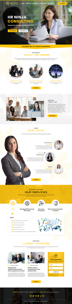 Web Design by VC for this project | Design: #27479572