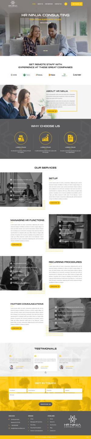 Web Design by pb for this project | Design: #27454793