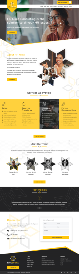 Web Design by pb for this project | Design: #27474029