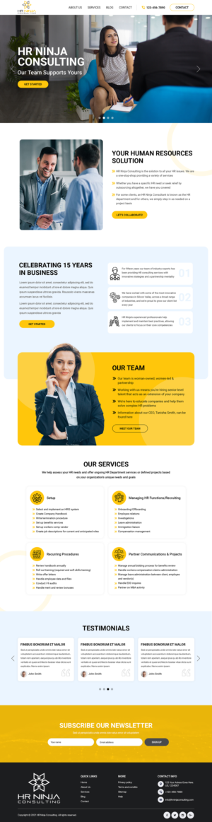 Web Design by Titan Eagle for this project | Design: #27460959