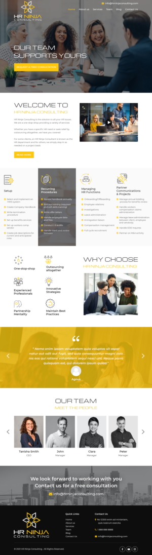 Web Design by Starlyn DS for this project | Design: #27453500