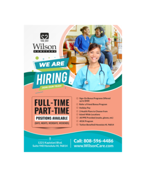 Advertisement Design by KreativeMadz for Wilson Care Group | Design: #27454027